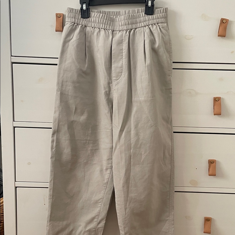 COS Elastic Waist Pleated Pants
